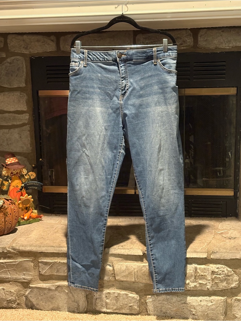 LuLaRoe Women's Medium Blue Skinny Jeans